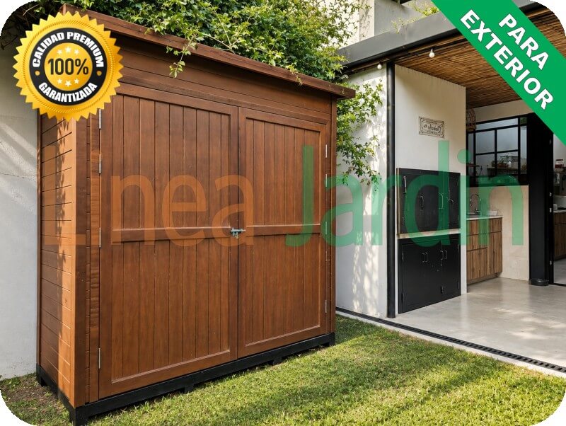 Depósitos de Jardín, Armarios para Exterior, Galpones, Cobertizos y Casetas de Madera, marca LINEA JARDIN