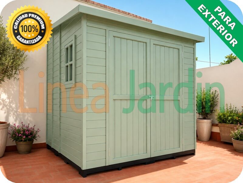 Depósitos de Jardín, Armarios para Exterior, Galpones, Cobertizos y Casetas de Madera, marca LINEA JARDIN