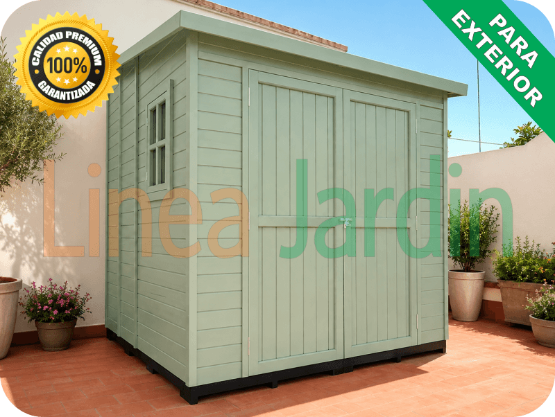 Depósitos de Jardín, Armarios para Exterior, Galpones, Cobertizos y Casetas de Madera, marca LINEA JARDIN