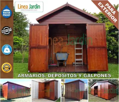 Galpones de Jardin, Depositos de jardin y Armarios para Exterior