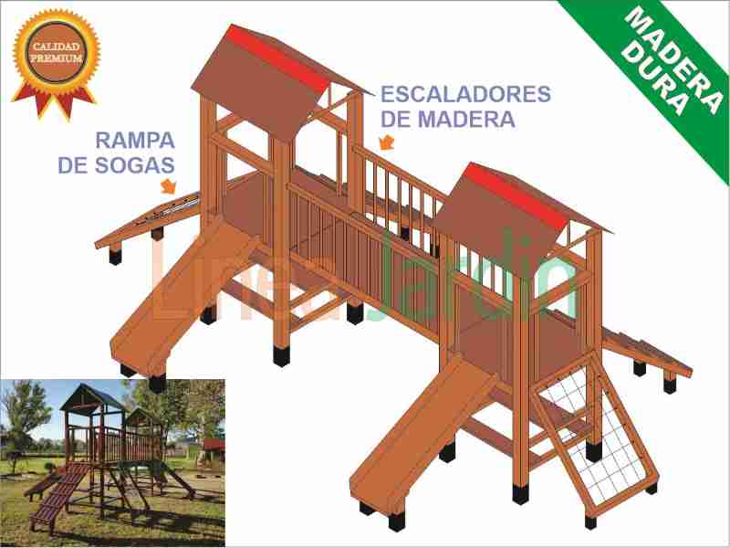 Juegos de Plaza, Mangrullos Infantiles Linea Jardin