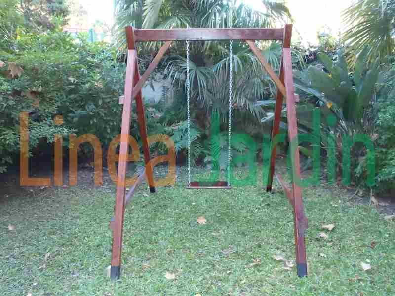 Portico con Hamacas, Columpios Linea Jardin
